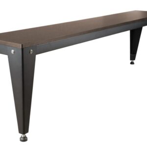 Sitzbank für Billardtisch / Esstisch, Pool, Vancouver III, 7 ft. (Fuß), schwarz/braun