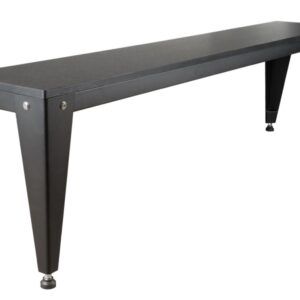 Sitzbank für Billardtisch / Esstisch, Pool, Vancouver III, 7 ft. (Fuß), schwarz/schwarz