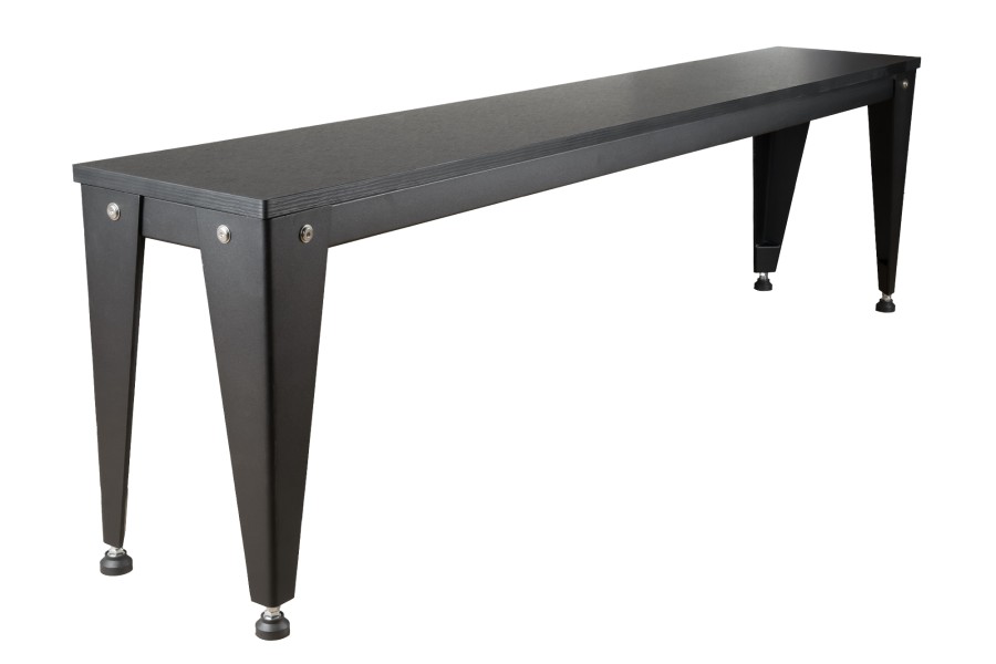 Sitzbank für Billardtisch / Esstisch, Pool, Vancouver III, 7 ft. (Fuß), schwarz/schwarz