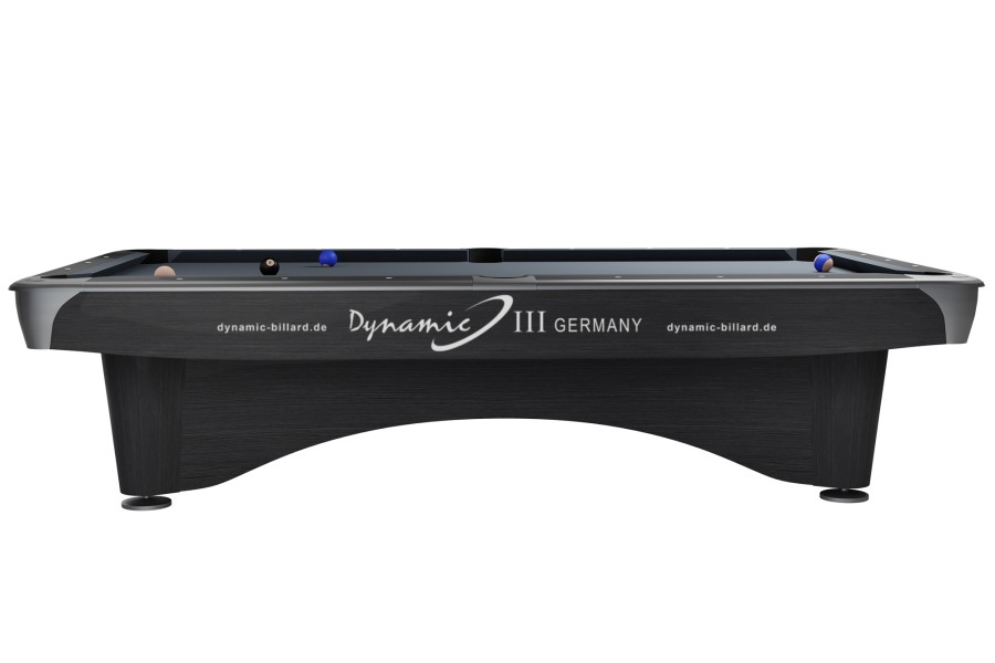 Billardtisch, Pool, Dynamic III, 9 ft. (Fuß), grau, gebraucht, Simonis 860 blaugrün – Bild 5