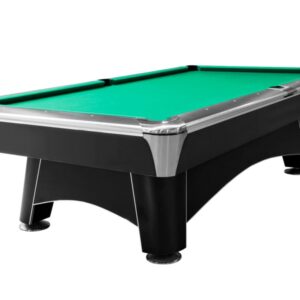 Billardtisch, Pool, Hurricane, 9 ft. (Fuß), matt-schwarz, Clubtuch gelbgrün