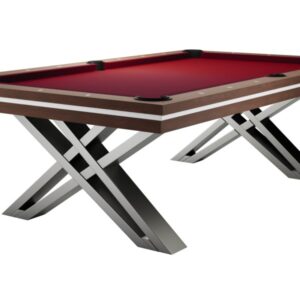 Billardtisch, Pool, Rasson Pierce, 8 ft. (Fuß), walnuss, Simonis 860 burgund