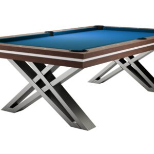 Billardtisch, Pool, Rasson Pierce, 8 ft. (Fuß), walnuss, Clubtuch elektrikblau