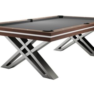 Billardtisch, Pool, Rasson Pierce, 8 ft. (Fuß), walnuss, Simonis 860 grau