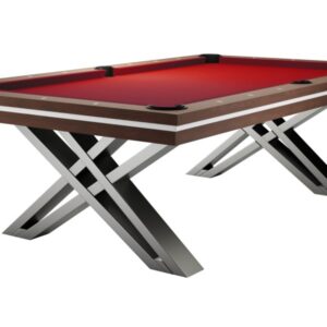 Billardtisch, Pool, Rasson Pierce, 8 ft. (Fuß), walnuss, Simonis 760 rot