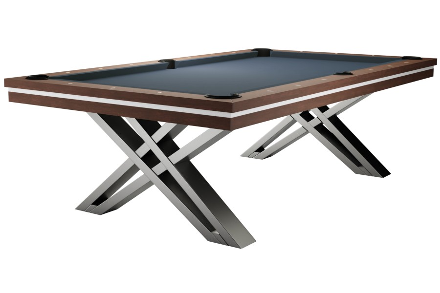 Billardtisch, Pool, Rasson Pierce, 8 ft. (Fuß), walnuss, Simonis 860 shark grey