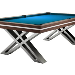 Billardtisch, Pool, Rasson Pierce, 8 ft. (Fuß), walnuss, Simonis 760 turnierblau