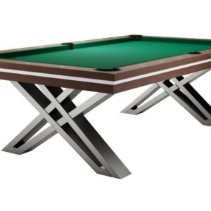 Billardtisch, Pool, Rasson Pierce, 8 ft. (Fuß), walnuss, Clubtuch gelbgrün