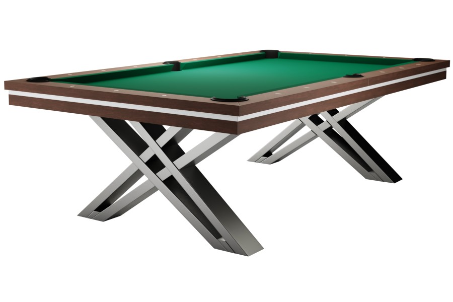 Billardtisch, Pool, Rasson Pierce, 8 ft. (Fuß), walnuss, Simonis 860 gelbgrün
