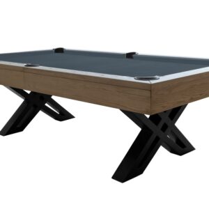 Billardtisch, Pool, X-Con, 8 ft. (Fuß), graue Eiche, Simonis 860 shark grey