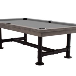 Billardtisch, Pool, Rasson Bedford, grau gebeizt, 7 ft., Simonis 860 grau