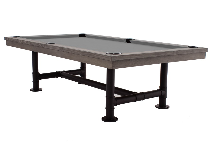 Billardtisch, Pool, Rasson Bedford, grau gebeizt, 7 ft., Simonis 860 grau