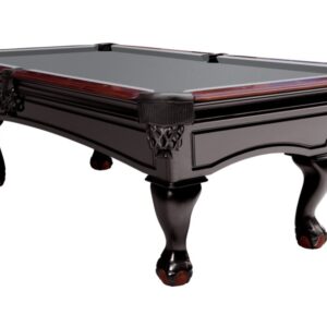 Billardtisch, Pool, Dover, 8 ft. (Fuß), schwarz, Simonis 760 grau
