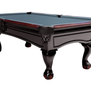 Billardtisch, Pool, Dover, 8 ft. (Fuß), schwarz, Simonis 860 puderblau