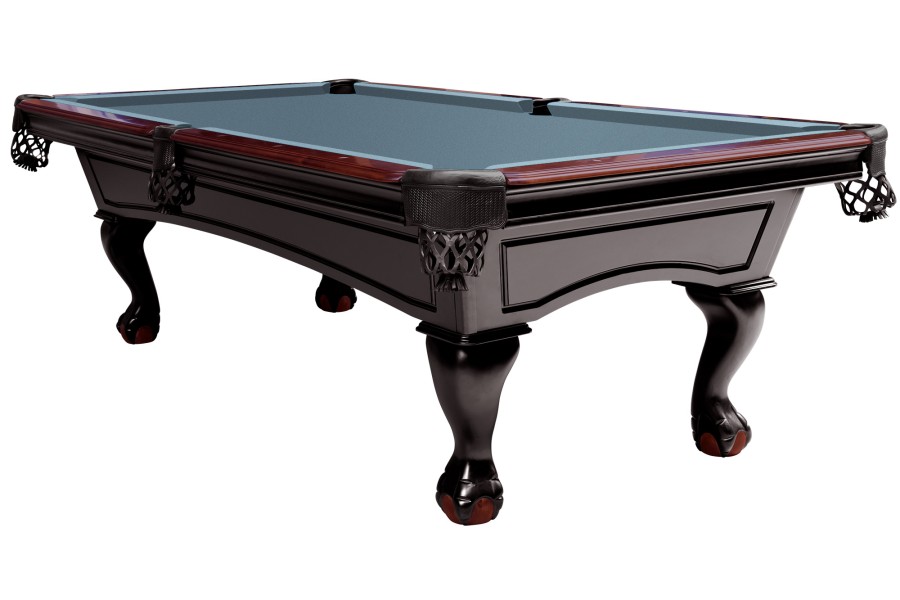Billardtisch, Pool, Dover, 8 ft. (Fuß), schwarz, Simonis 860 puderblau