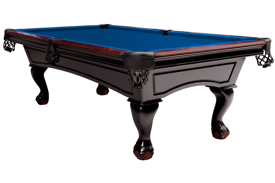 Billardtisch, Pool, Dover, 8 ft. (Fuß), schwarz, Simonis 860 royalblau
