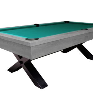 Billardtisch, Pool, Xray, 8 ft. (Fuß), grau, Clubtuch gelbgrün