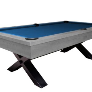 Billardtisch, Pool, Xray, 8 ft. (Fuß), grau, Clubtuch royalblau