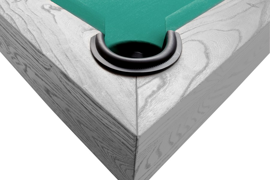 Billardtisch, Pool, Xray, 8 ft. (Fuß), grau, Clubtuch gelbgrün – Bild 3