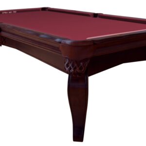 Billardtisch, Pool, Salem, 8 ft. (Fuß), walnuss, Simonis 860 burgund