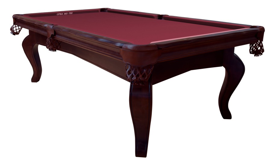 Billardtisch, Pool, Salem, 8 ft. (Fuß), walnuss, Simonis 760 burgund