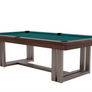 Billardtisch, Pool, Rasson Trillium, 8 ft. (Fuß), walnuss, Simonis 860 blaugrün