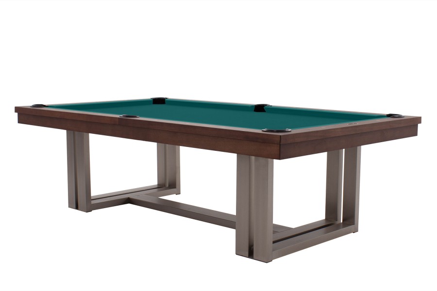 Billardtisch, Pool, Rasson Trillium, 8 ft. (Fuß), walnuss, Simonis 860 blaugrün