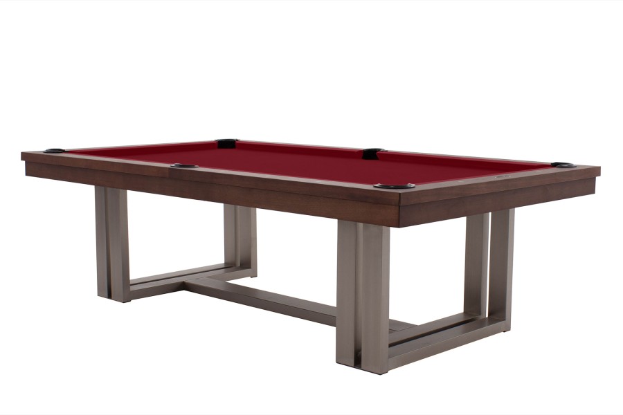 Billardtisch, Pool, Rasson Trillium, 8 ft. (Fuß), walnuss, Clubtuch burgund