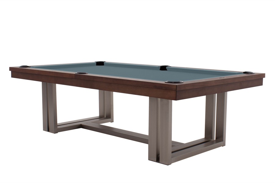 Billardtisch, Pool, Rasson Trillium, 8 ft. (Fuß), walnuss, Simonis 860 puderblau