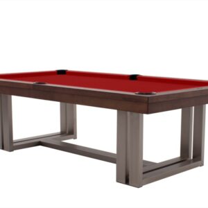 Billardtisch, Pool, Rasson Trillium, 8 ft. (Fuß), walnuss, Simonis 760 rot