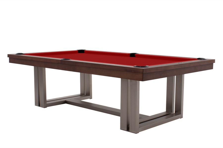 Billardtisch, Pool, Rasson Trillium, 8 ft. (Fuß), walnuss, Simonis 860 rot