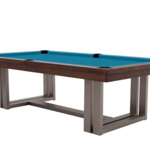 Billardtisch, Pool, Rasson Trillium, 8 ft. (Fuß), walnuss, Simonis 760 turnierblau