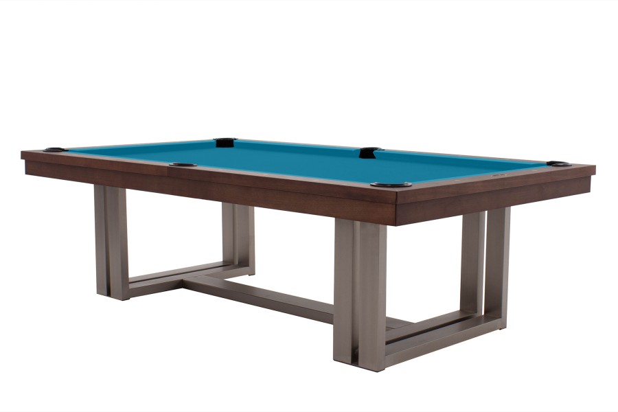 Billardtisch, Pool, Rasson Trillium, 8 ft. (Fuß), walnuss, Simonis 760 turnierblau
