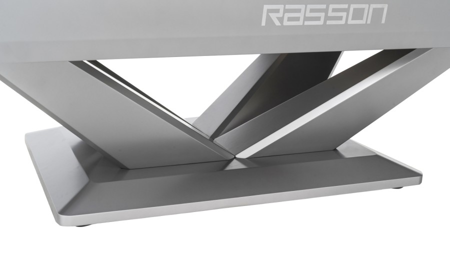 Billardtisch, Pool, Rasson Victory III, silber, CLUB Taschenmaß, 9 ft., Simonis 760 rot – Bild 3