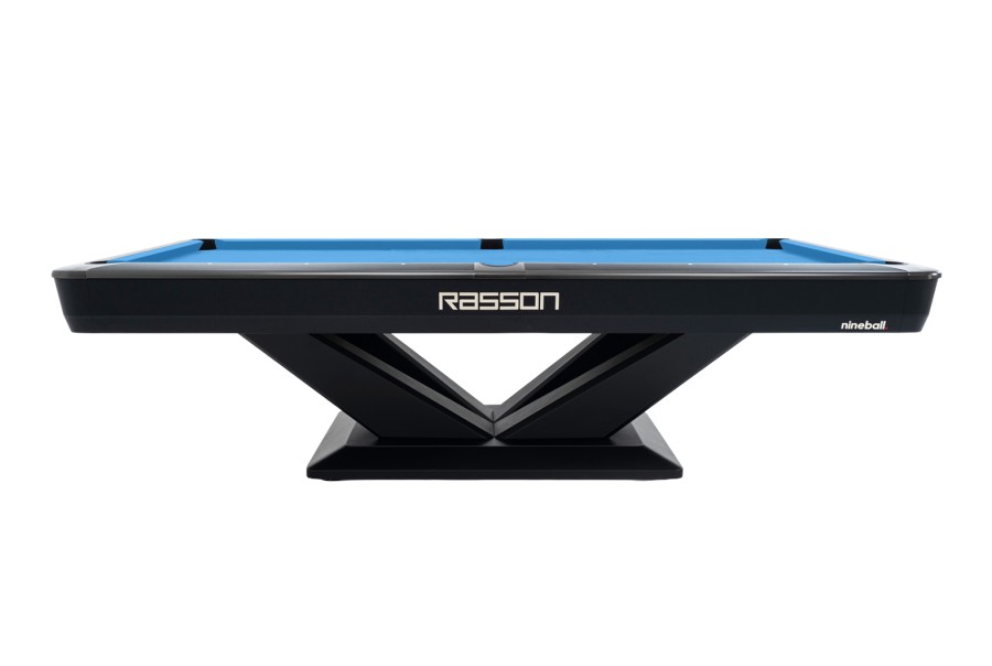 Billardtisch, Pool, Rasson Victory III, schwarz, CLUB Taschenmaß, 9 ft., Simonis 760 grau – Bild 2