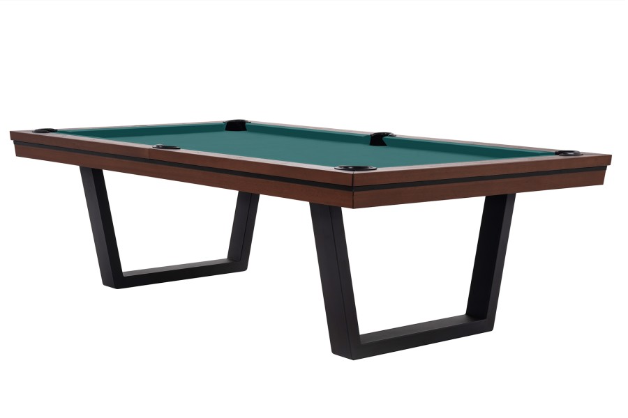 Billardtisch, Pool, Rasson Madrid, walnuss, 8 ft., Simonis 860 blaugrün