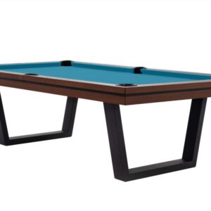 Billardtisch, Pool, Rasson Madrid, walnuss, 7 ft., Simonis 860 elektrikblau