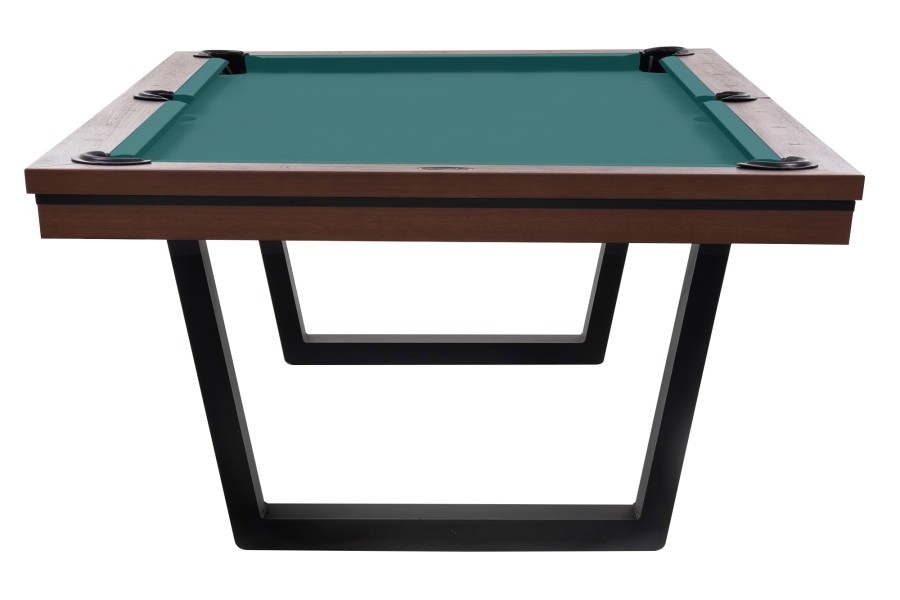 Billardtisch, Pool, Rasson Madrid, walnuss, 8 ft., Simonis 860 blaugrün – Bild 3