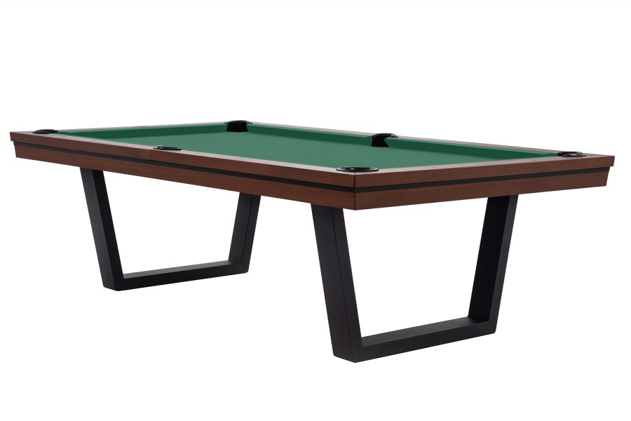 Billardtisch, Pool, Rasson Madrid, walnuss, 7 ft., Simonis 860 gelbgrün