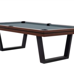 Billardtisch, Pool, Rasson Madrid, walnuss, 8 ft., Simonis 760 puderblau