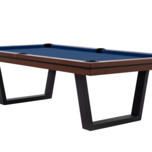 Billardtisch, Pool, Rasson Madrid, walnuss, 8 ft., Simonis 860 royalblau