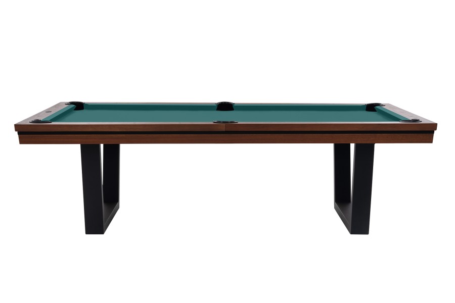 Billardtisch, Pool, Rasson Madrid, walnuss, 8 ft., Simonis 860 blaugrün – Bild 4