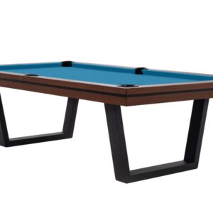 Billardtisch, Pool, Rasson Madrid, walnuss, 7 ft., Simonis 860 turnierblau