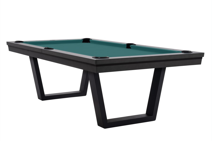Billardtisch / Esstisch, Pool, Rasson Madrid, grau, 8 ft., Simonis 860 blaugrün