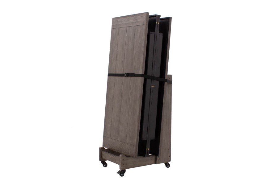 Billardtisch / Esstisch, Pool, Rasson Penelope II, inkl. Abdeckplatte, gebeiztes Holz, 7 ft., Simonis 760 grau – Bild 9