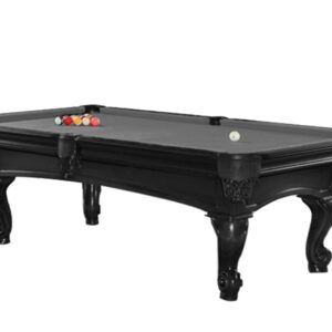 Billardtisch, Pool, Shelton, 8 ft. (Fuß), schwarz, Simonis 760 grau