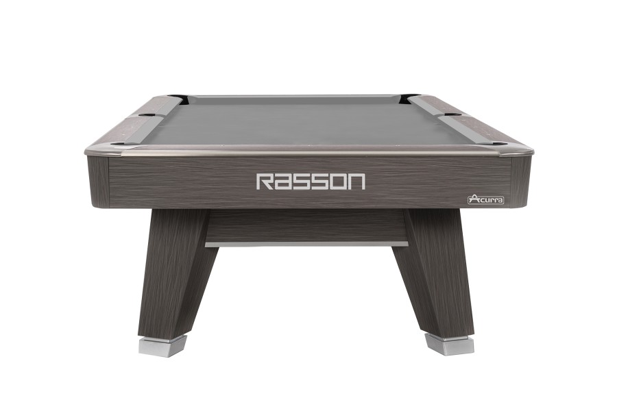 Billardtisch, Pool, Rasson ACURRA (MR-SUNG SERIES), 9 ft. (Fuß), grau (Sarum Strand), CLUB Taschenmaß, Simonis 760 gelbgrün – Bild 3