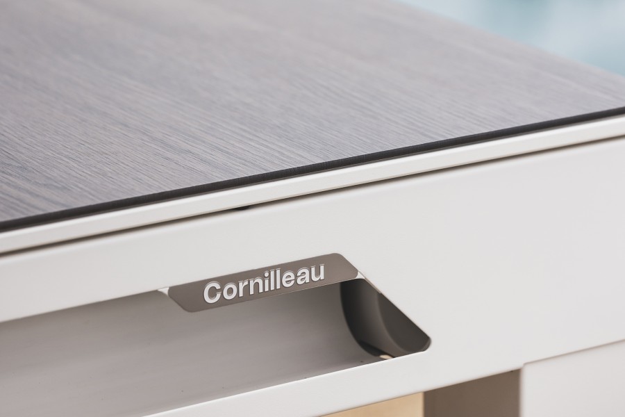 Abdeckplatte, 7 ft. (Fuß), Holzdekor für weißen Cornilleau Classic Outdoor Billardtisch – Bild 8