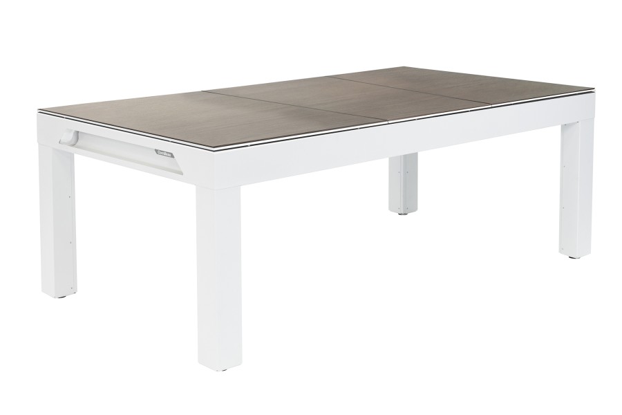 Abdeckplatte, 7 ft. (Fuß), Holzdekor für weißen Cornilleau Classic Outdoor Billardtisch – Bild 2