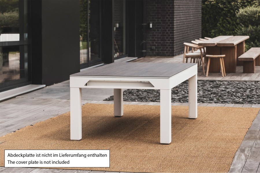 Billardtisch, Pool, Cornilleau Classic Outdoor, 7 ft. (Fuß), weiß-grau – Bild 5